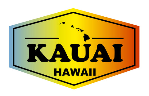 Kauai Hawaii Sticker