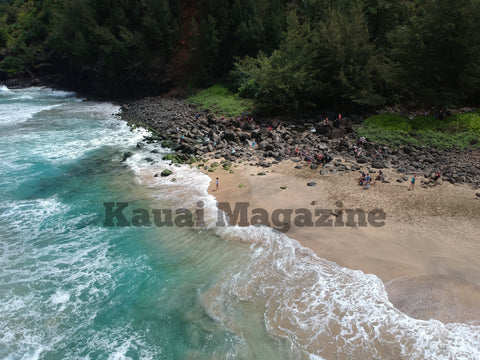 Kauai Digital Photo - Hanakapiai Beach